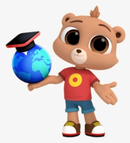 Polo Marco Holding Earth - Cartoon, HD Png Download, Free Download