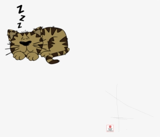 Sleeping Cat Svg Clip Arts - Sleepy Cat Clipart, HD Png Download, Free Download
