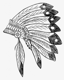 Download Pleasing Indian Headdress Clipart - Native American Headdress Clip Art, HD Png Download, Free Download