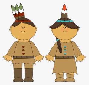 Transparent Native Americans Png Clipart Picture - Pilgrim And Indian Clipart, Png Download, Free Download