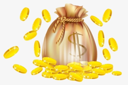 Money Coin Cartoon Gold Free Hd Image Clipart - Gold Coin, HD Png Download, Free Download