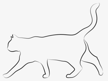Cat, Animal, The Silhouette, Animals - White Transparent Cat Silhouette, HD Png Download, Free Download