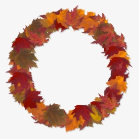 Frame Autumn Leaves 01 Autumn Leaves, Scrap, Clip Art, - Circle Of Fall Leaves, HD Png Download, Free Download