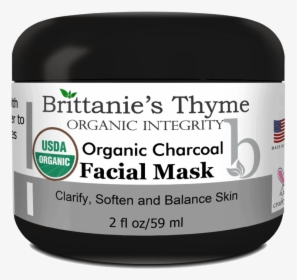 Organic Charcoal Facial Mask - Usda Organic, HD Png Download, Free Download
