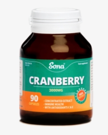 Sona Cranberry With Vitamin C Capsules - Sona Calcium With Vitamin D, HD Png Download, Free Download