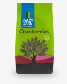 Crazy Jack Cranberries 100g"  Title="crazy Jack Cranberries - Paper Bag, HD Png Download, Free Download