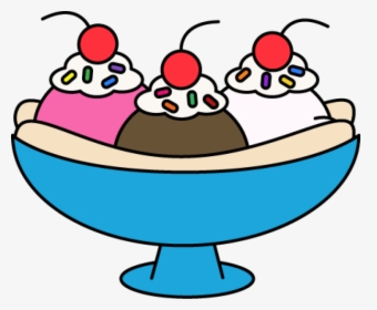 Corn Clipart Icecream - Ice Cream Sundae Art, HD Png Download, Free Download