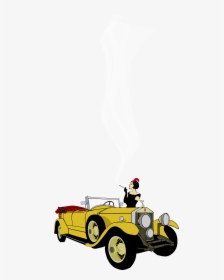 Cartoon Gatsby Yellow Car, HD Png Download, Free Download