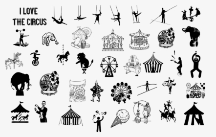 Circus Icons, Circus, Clown, Icon, Billboard, Mammal - Circus Icon, HD Png Download, Free Download