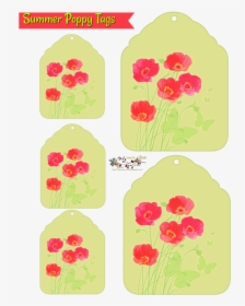 Summer Poppies Tags, HD Png Download, Free Download