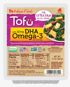 Dha Omega 3 Tofu Extra Firm - House Foods Tofu Dha, HD Png Download, Free Download
