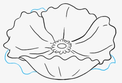 How To Draw Poppy - Drawing, HD Png Download, Free Download