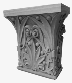Plaster Pilaster Capital [half Square] - Sofa Tables, HD Png Download, Free Download