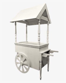 White Dessert Cart - Rent A Vintage Dessert Cart, HD Png Download, Free Download