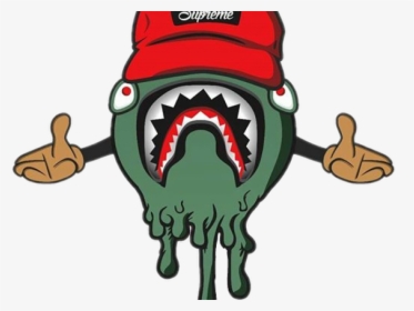 Toons Clipart Bape - Supreme Bape Shark Logo, HD Png Download, Free Download