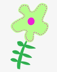 Green Flower Decoration For Scrapbooking, HD Png Download, Free Download