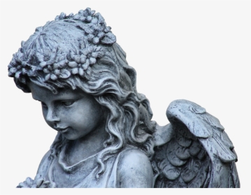 Angel Statue , Png Download - Guardian Angel Angel Face, Transparent Png, Free Download