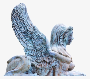Angel Sculpture Wing Free Photo - Statue, HD Png Download, Free Download
