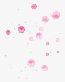 Ink Watercolour Pink Splatter Paint Stain Droplets - 水彩 噴 點, HD Png Download, Free Download