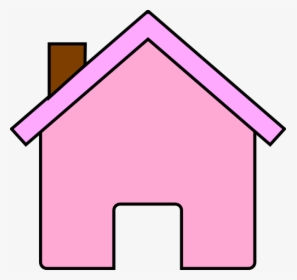 Pink House Clipart - Clip Art Pink House, HD Png Download, Free Download
