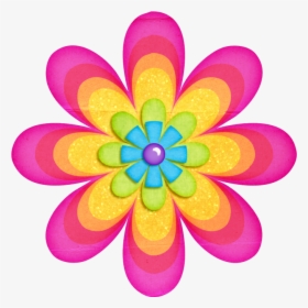 Flowers Clip Art Flower Png Imprimibles De Colores - Flowers Clipart, Transparent Png, Free Download