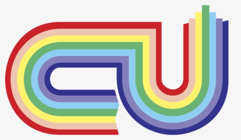 Cu Rainbow Logo Png Transparent - Transparent Rainbow Logos, Png Download, Free Download