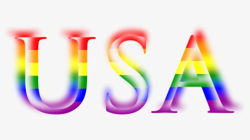 Usa Rainbow Clip Arts, HD Png Download, Free Download