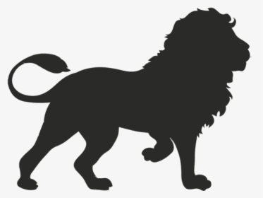Winged Lion Vector Graphics Illustration Clip Art - Lion Silhouette, HD Png Download, Free Download