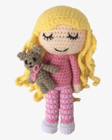Free Bedtime Doll Amigurumi Crochet Pattern With Tiny - Crochet, HD Png Download, Free Download