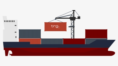 Cargo Insurance Provides Protection Against All Risks - Container Ship Drawing Png, Transparent Png, Free Download