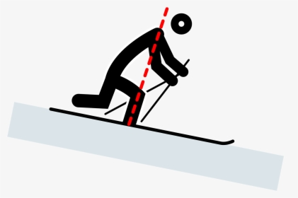 Skier Clipart Svg - Telemark Skiing, HD Png Download, Free Download