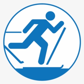 Der Icons New 01 - Cross Country Skiing Symbol, HD Png Download, Free Download