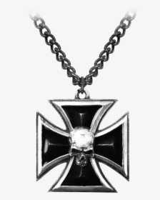 Black Knight"s Cross Necklace - Iron Cross Necklace Png, Transparent Png, Free Download