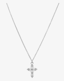 Large Cross Pendent Necklace, AB, Clear, Black or Pink Gems - MadeXonline