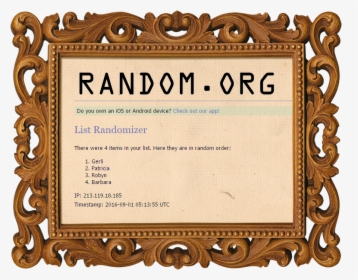Winner - Random.org, HD Png Download, Free Download