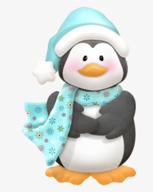 Clipart Christmas Penguin, HD Png Download, Free Download