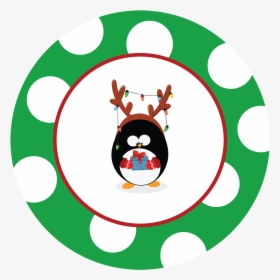 Santa Gift Tag - Christmas Penguin, HD Png Download, Free Download