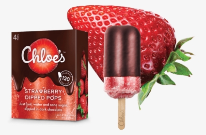 Dipped Strawberry - Chloe's Strawberry Dipped Pops, HD Png Download, Free Download