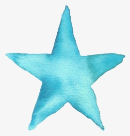 Png De Ornamento Transparente Para As Estrelas Do Mar - Blue Star Drawing Png, Png Download, Free Download