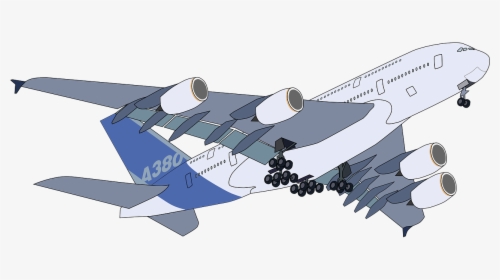 Airbus A380 Clipart, HD Png Download, Free Download