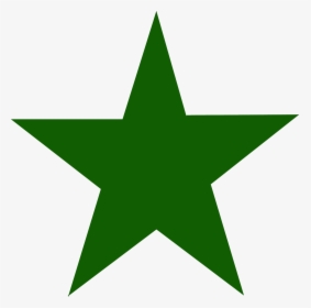 Estrela Verde E Amarela , Png Download - Dark Green Star, Transparent Png, Free Download