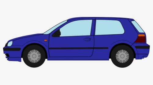 Vw Golf 4 Profile Drawing - Vw Golf 4 Png, Transparent Png, Free Download