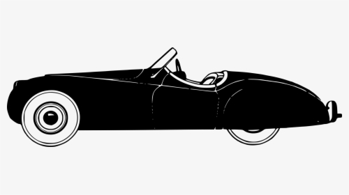 Wheel,vintage Car,angle - Black Car Drawing Png, Transparent Png, Free Download