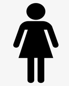 White Female Stick Figure, HD Png Download, Free Download