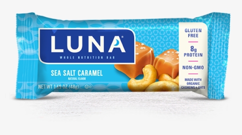 Sea Salt Caramel Flavor Packaging - Peanut Butter Luna Bars, HD Png Download, Free Download