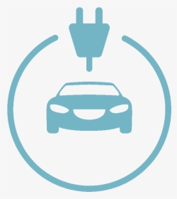 Electric Car Png - Electric Car Charger Drawing, Transparent Png, Free Download