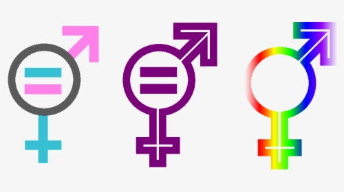 Equality For All Symbol Download - Gender Equality Symbol In Color, HD Png Download, Free Download