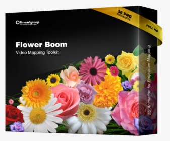 Flower Boom Video Mapping - Projection Mapping, HD Png Download, Free Download