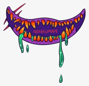 Transparent Scared Mouth Png - Monster Mouth Transparent Background, Png Download, Free Download