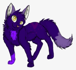 Purple Cat By Rarmeowz-d3kvxt9 - Purple Cat Png, Transparent Png, Free Download